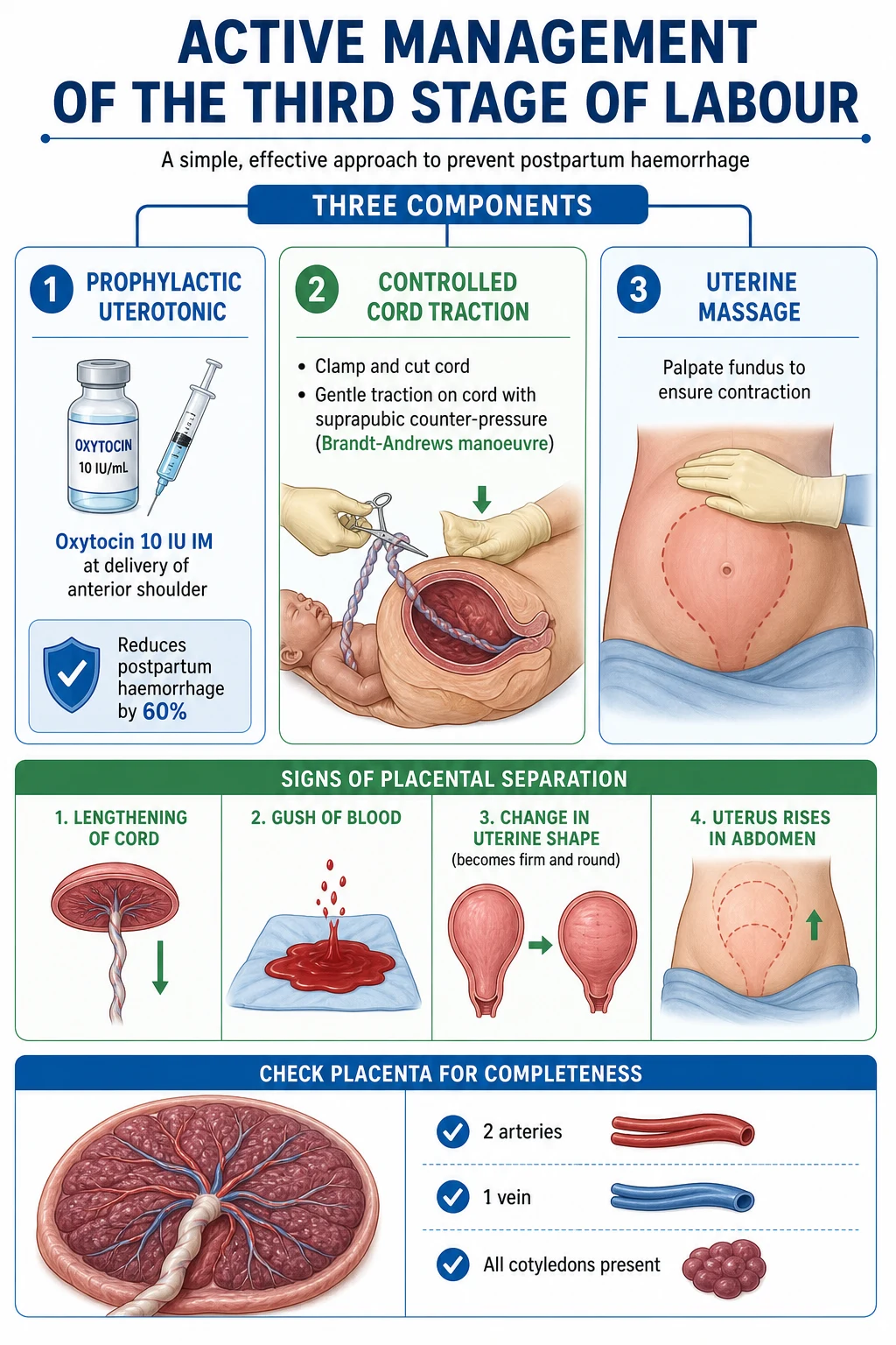 Active management of the third stage of labour.